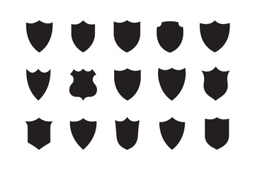 Minimal Shield Icon Set for Creative Designs