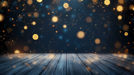 Cozy Christmas night with lights