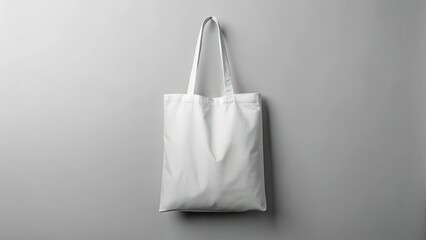Showcase your brand with this clean, AI-generated white tote bag mockup. Perfect for branding and design presentations.