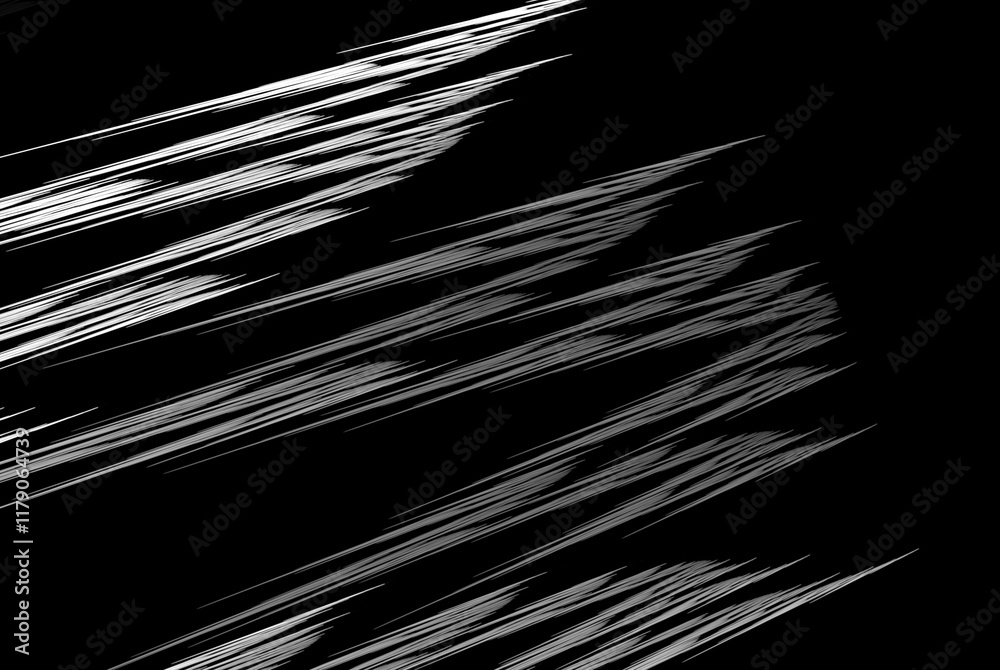 Poster computer generated fractal pattern and shape
