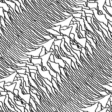 Seamless pattern. Simplex noise. Parametric Generative glitch art and data visualization.