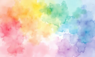 Colorful abstract watercolor design