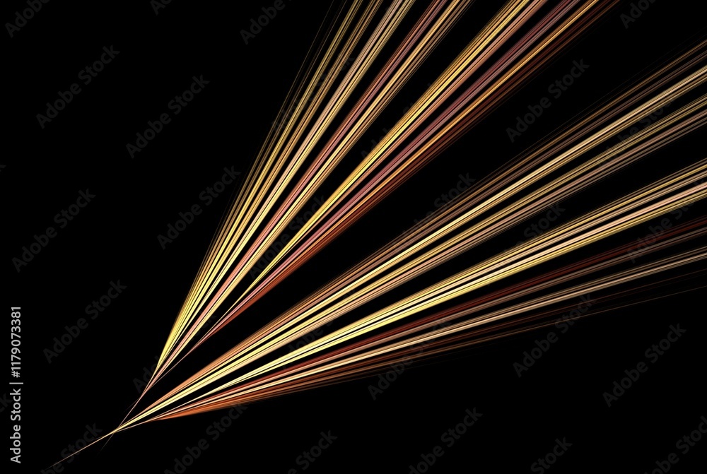 Poster computer generated fractal pattern and shape