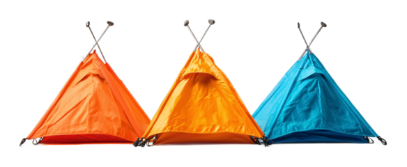 Backpacking Tent Stakes with Lightweight Design - Isolated on White Background
