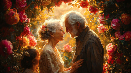 Everlasting Love - Elderly Couple Renewing Vows