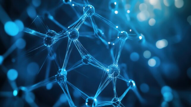 Light blue abstract neutral glowing backround for digital technology and medical science