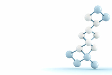 3D Molecular Structure Illustration
