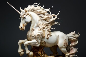 Obraz premium 83 alabaster unicorn