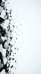 Shattered 3D Abstract Background