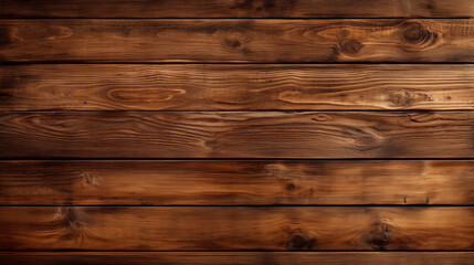 Naklejka premium Wooden Texture. Close up of wall made of wooden planks