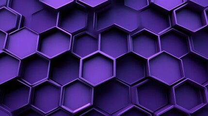 Abstract purple geometric background with 3d polygonal shapes.