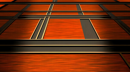 Obraz premium Abstract 3D Orange Wood Background