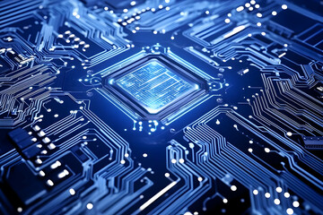 3D Render of Circuit Board