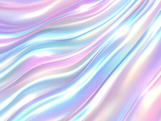 Pastel Iridescent 3D Abstract Background