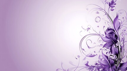 Lavender Floral Design Abstract Artistic Background