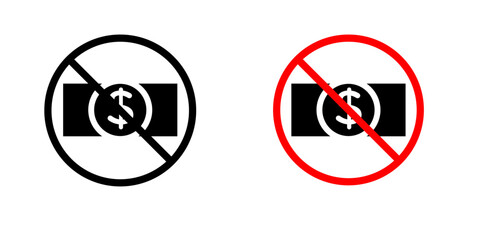 No money sign vector graphic pack