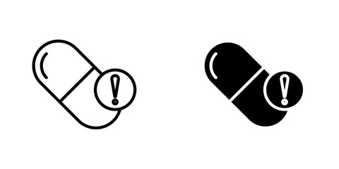 Overdose icons vector graphic pack