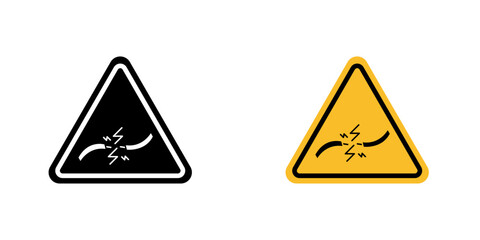 Short circuit icons vector graphic pack