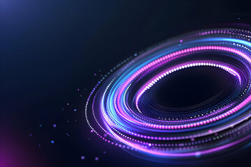 Abstract 3D Purple Blue Swirl Background