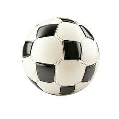 Fototapeta premium Isolated Soccer Ball Perfect for Sports Promotions and Materials on Transparent Background