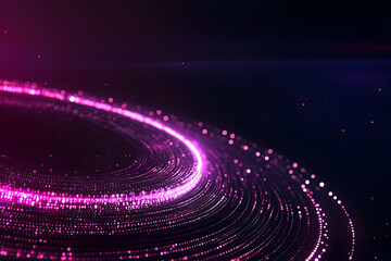 Obraz premium Abstract 3D Pink Glow Background