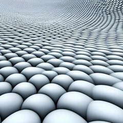 Abstract 3D Grey Egg Background