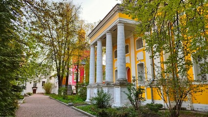 St. Andrew's russian orthodox monastery temple cathedral church in Moscow