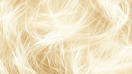 Obraz premium Close-up of light blonde, wavy hair texture.