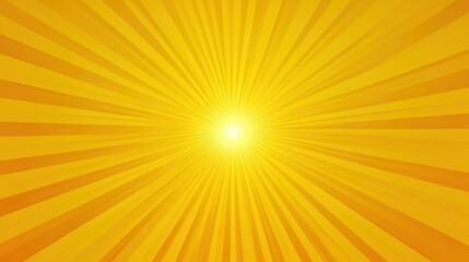 Obraz premium modern style yellow geometric polygon background sun rays