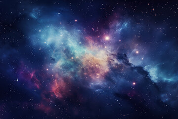 Fototapeta premium Awesome A fascinating and realistic depiction of the universe