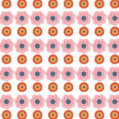 seamless background with flowers