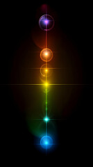 Abstract Chakra Energy Illustration