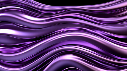 Obraz premium Purple 3D Wave Abstract Background