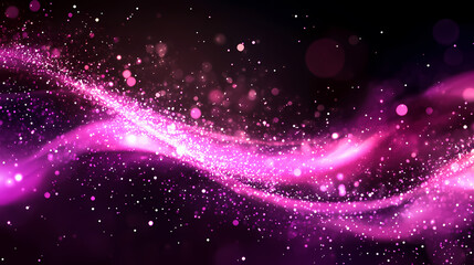 Dynamic Purple Tech Flow Wave