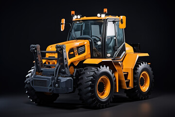 Naklejka premium Amazing Close-up of an old tractor or tractor Farm/agricultural vehicles