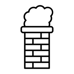 Chimney Cleaning line icon