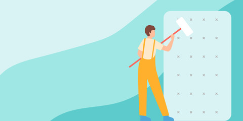 illustration of Mattress cleaning