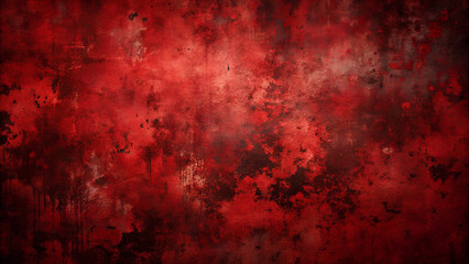Abstract grunge red and black textured background with a distressed, smoky appearance, perfect for dramatic designs, horror themes, or artistic digital artwork.