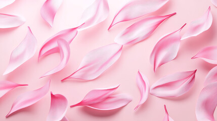 Abstract pink floral background flower petals for seasonal design. Rasterized version also available in gallery