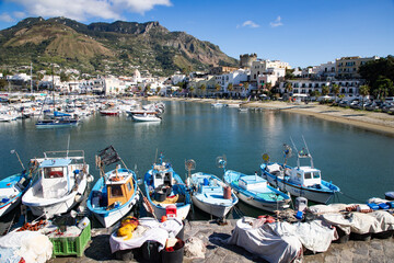 Obraz premium landscape with Forio, Ischia island, Italy