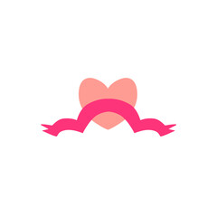 valentine heart banner