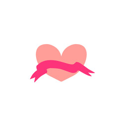 valentine heart banner