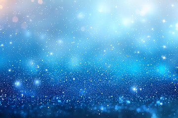Blue Abstract Background with Stars