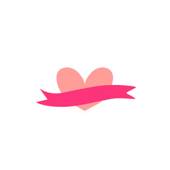 valentine heart banner