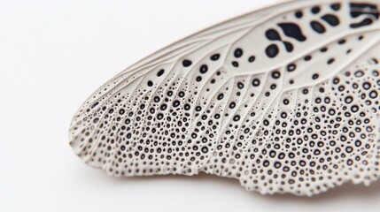 Intricate Close-Up of Butterfly Wing Texture and Patterns