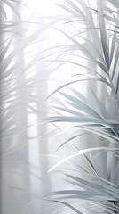 Monochrome Plant 3D Illustration