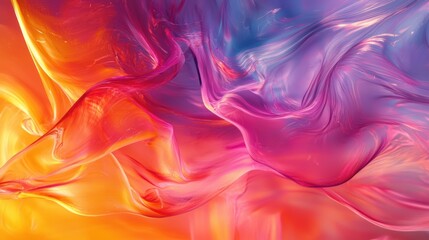 Obraz premium Abstract Swirling Colors: A Symphony of Hues