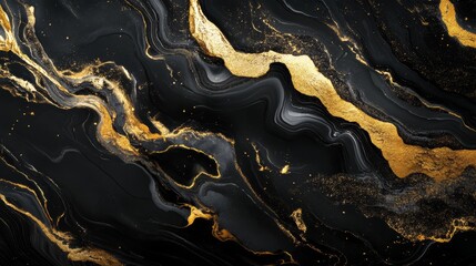 Obraz premium Abstract black and gold luxury background concept