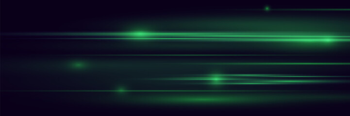 Speed ​​light lines effect. Vector illustration