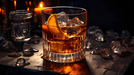 glass of whiskey